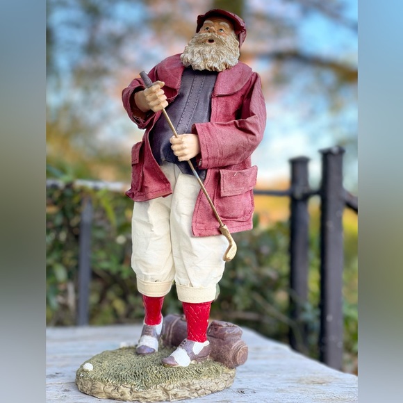 Clothtique Possible Dreams vintage golfing Santa Clause Christmas - Picture 6 of 6